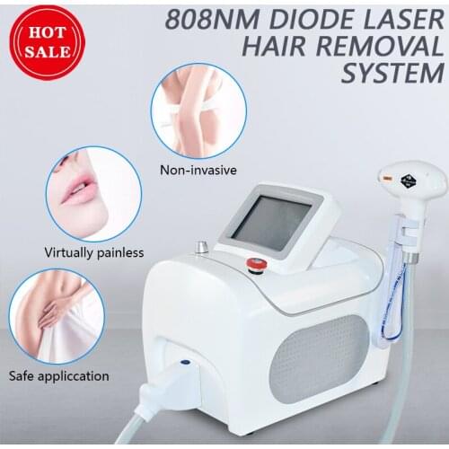 Free Shipping High Energy 808nm Diode Laser Machine for Hair Removal & Skin Rejuvenation/ Painless 808nm Hair Removal Machine