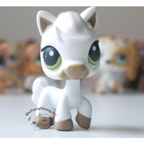 CW054 Pet Shop Animal white horse doll action Figure