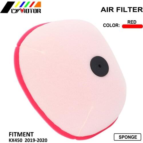 Motorcycle Air Filter Cleaner Intake Sponge For Kawasaki KX450 KX 450 2019-2020 19 20
