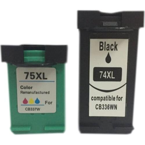 Einkshop For HP 74 75 74xl 75xl Compatible Ink Cartridge for HP Photosmart C4200 C4280 C4345 C4380 C4480 C4580 J6480 printer