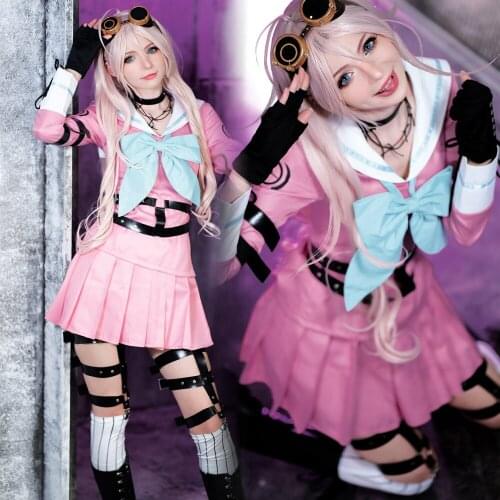 Anime Danganronpa V3 Miu Iruma Cosplay Costumes Women Dresses Sailor Suit School Uniform Sets