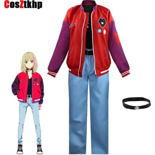 Kawai Rika Cosplay Costumes Coat Pants Girl Clothing WONDER EGG PRIORITY Anime Comic Exhibition Clothes