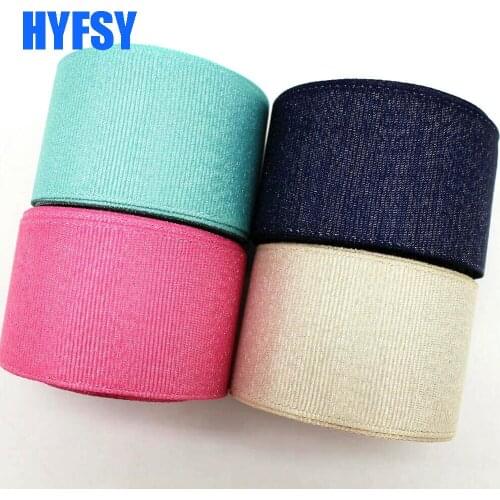 High quality1-1/2 38mm silver weft double-sided ribbon 10yd/50y DIY handmade materials headdress bow gift wrap silver grosgrain