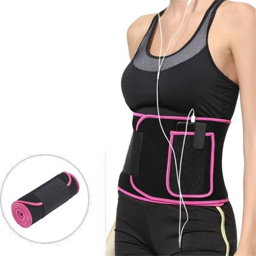 Neoprene Shaper Slimming Fat Burning Waist Support Fitness Waist Sweat Belt For Men Women