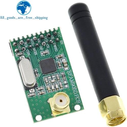 NRF905 Wireless Transceiver Module Wireless Transmitter Receiver Board NF905SE With Antenna FSK GMSK Low Power 433 868 915 MHz
