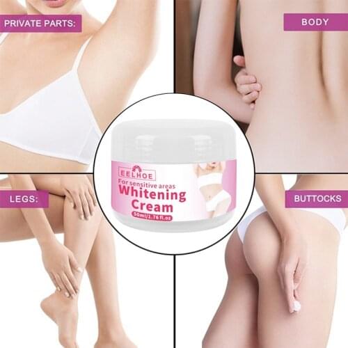 50g Whitening Cream Bleaching Body Lightening Cream Underarm Back Legs Knees Body Whitening Cream Moisturizing Repairing Cream