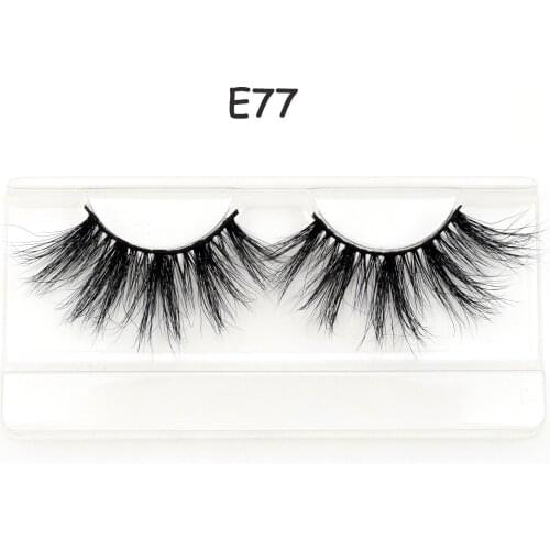 Visofree Eyelashes 25mm Lashes Crisscross Mink Eyelashes Dramatic Volume False Eyelashes Eyelash Extension Faux Cils Makeup E77