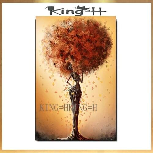 Modern knife painted sexy adult children hand-painted oil painting paint beautiful girl photo home decoration unique gifts hall