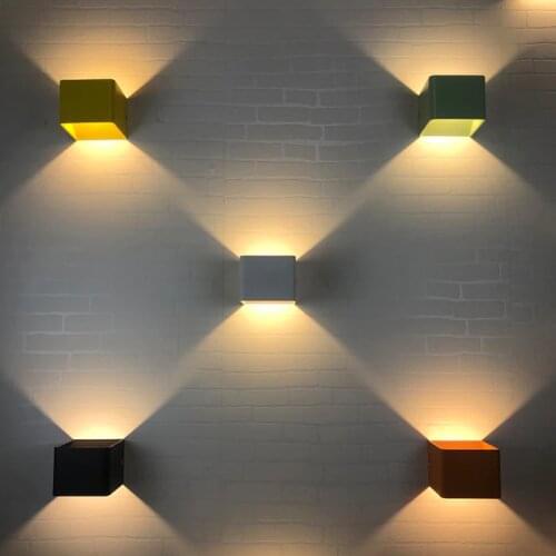 XDDYN Modern LED Wall lamp home decorate for bedroom living room stairs aisle sconce wall light metal body lighting lamp fixture