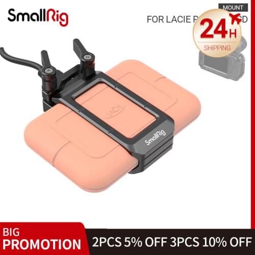 SmallRig DSLR Camera Clamp Mount for LaCie Rugged SSD Secures SSD & USB Type-C Cable 2814