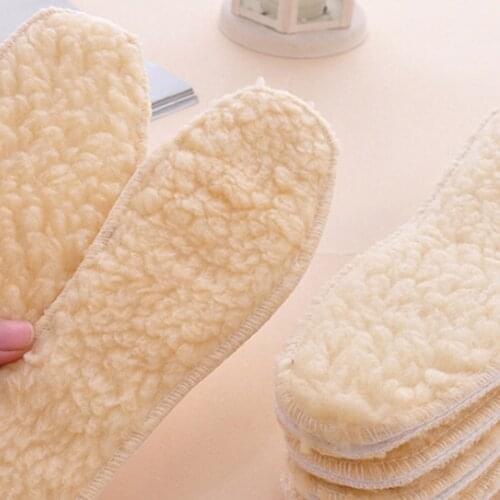 Winter Soft Warm Fleece Shoes Boots Sneakers Thermal Insoles Insert Foot Pads