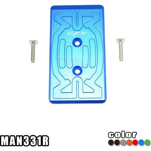 1/8 ARRMA RC NERO / FAZON ALUMINIUM ALLOY REAR CHASSIS PROTECTION PLATE -SET - MAN331R