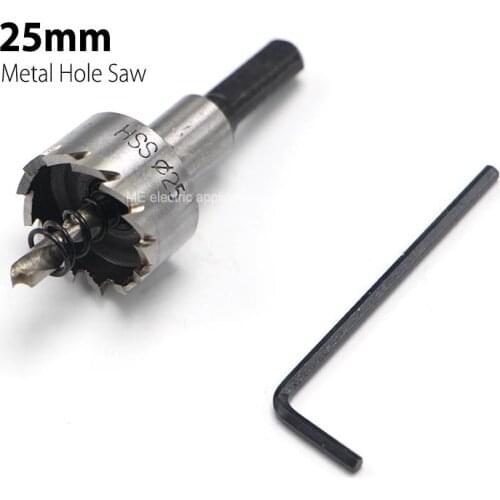 1Pc 25mm 0.98" Core Drill Bit Metal Hole Saw High Speed Steel Core Special for HSS Stainless Steel