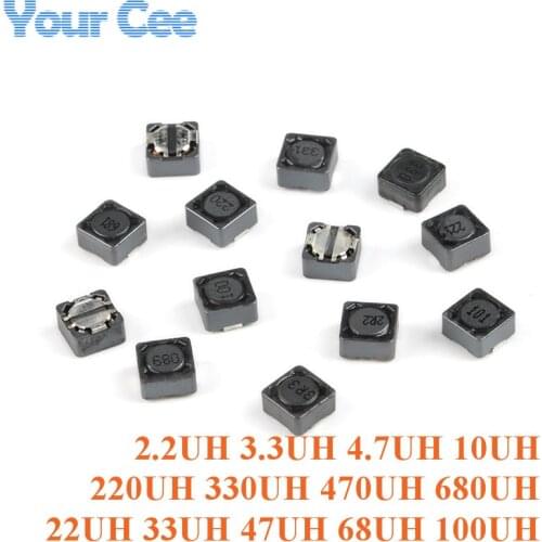 10pcs CDRH74R CD74 SMD Power Inductance 7*7*4mm Shielded Inductor 2.2/3.3/4.7/10/22/33/47/68/100/220/330/470/680UH 101 220 330