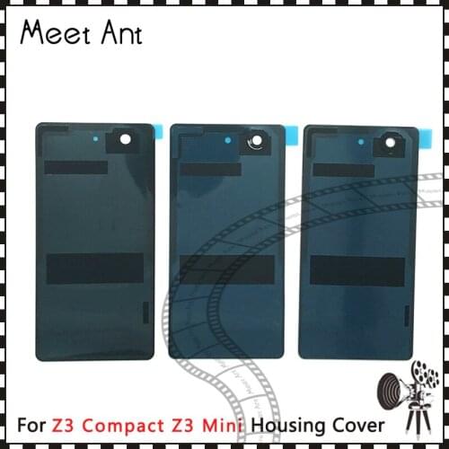 10pcs/lot high quality For Sony Xperia Z3 Compact Z3 Mini D5803 D5833 Back Housing Battery Cover Door Rear Cover