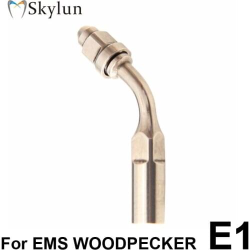 10PCS Dental Ultrasonic Scaler Tips E1 Dental Ultrasonic Endo tip fit EMS/WOODPECKER Scaler E1