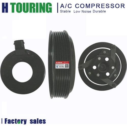 Auto AC Compressor Magnetic Clutch for RENAULT MEGANE GRAND SCENIC 1.6 for Nissan DUALIS J10 JJ10 / ALMERA N16 1.5 7711135105