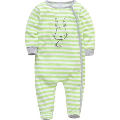 Kavkas Long Sleeve Baby Boy Romper One Piece 100% Cotton Autumn Spring Girl Clothes O-neck Infant Jumpsuit