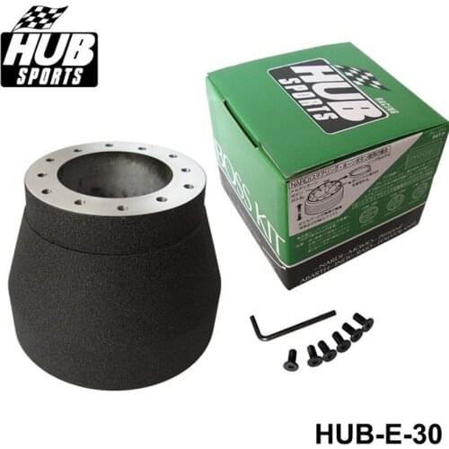 Black Racing Steering Wheel Hub Adapter Boss Kit for BMW E30 HUB-E-30