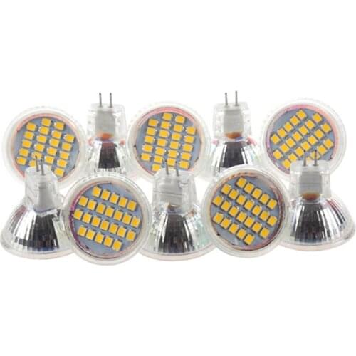 Dimmable MR11 LED Light Bulb 24LEDs SMD3528 Energy Saving Lamp 3W 12V Spotlight Bulb Warm White Cool White LED Lights Lighting
