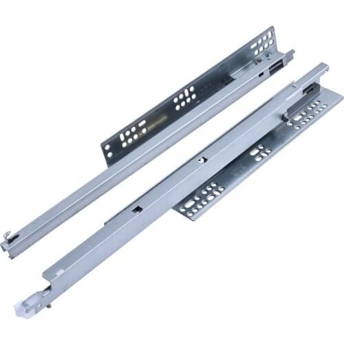Two section Length Soft Closing Undermount Furniture Cabinet Drawer Runner Slide Rail