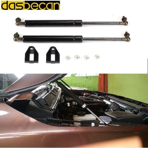 Dasbecan 2PCS Front Hood Lift Supports Shock Gas Struts for Nissan Navara D23 2015-2019 Auto Props Hydraulic Rod Engine Struts