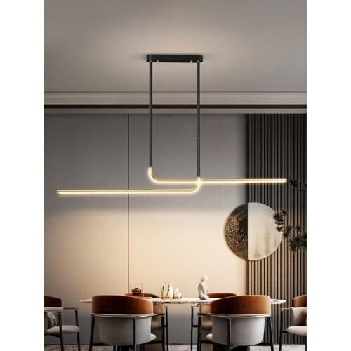 Minimalist restaurant chandelier Nordic modern bar table lamp creative personality office strip fashion lights