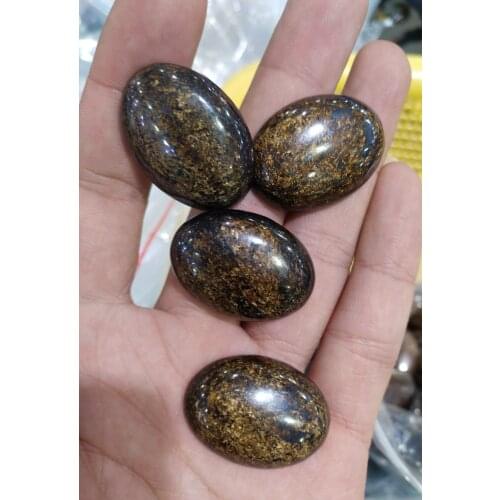 Natural Bronzite stone 20x30 mm Oval gem stone Cabochon Jewelry pendant ring face 5piece/lot