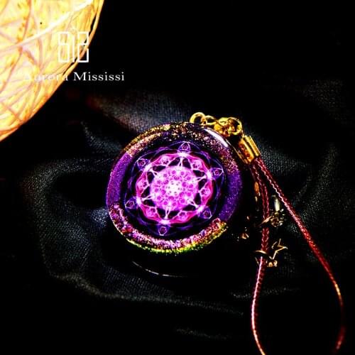 New Super Chakra Orgon Pendant Garnet Quartz Orgon Necklace Energy Pendant Natural Crystal Healing Protector Jewelry For Women