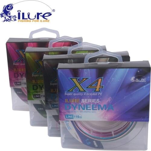 Ilure Brand Series 100M 4 Braided Mtsuper Strong Japan Multifilament 100% Carp Bass Line Bait Lure The Cord Multicolor Line