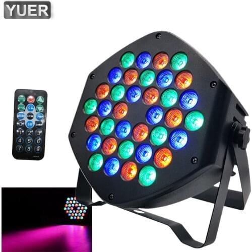 36LED RGB Disco Par Lights DJ Wash Strobe Lamp Party Christmas Bar Light Disco Laser Stage Light RGBW Wall Washer Spotlight