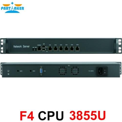 Firewall VPN Network Security Appliance Router PC Skylake Celeron 3855U Processor Dual Core 6 LAN Pfsense Firewall DDR4 Ram