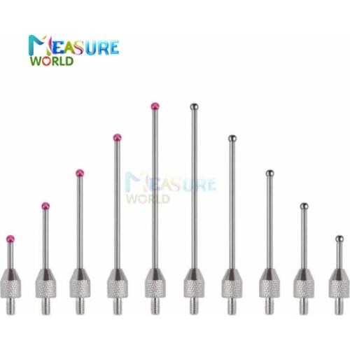 1PC Dial Indicator Probe With Ruby Ball Contact Points Thread Indicator Dial Gauge Gauge extension Rod Ruby Multimeter Test Lead