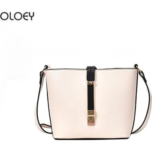 New European and American retro handbags PU mini fashion one shoulder small satchel Leisure bucket bag tote bags for women