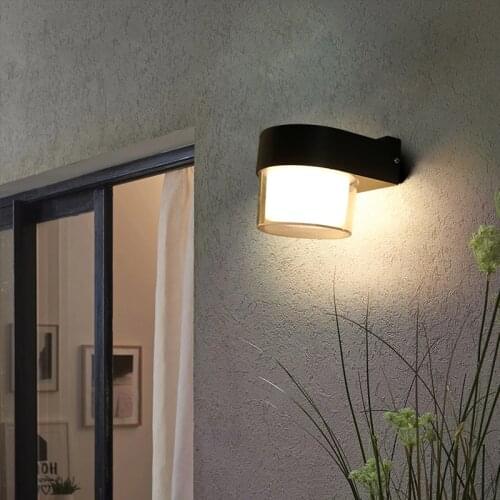 6W/12W LED Wall Light Waterproof IP65 Porch Light Modern LED Wall Lamp Corridor Balcony Courtyard Garden Outdoor Light