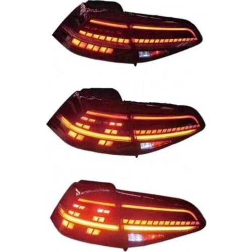 For VW Golf 7 Rear Tail Lamp Car Flowing Signal Lamp High Performance Taillights Auto Light Assembly