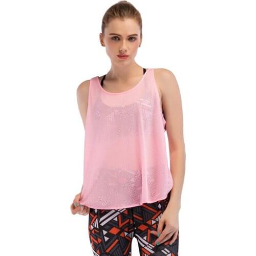 Ladies Training Sports Gym Clothing Running Sweatshirt Cross Back Women Breathable Tank Top