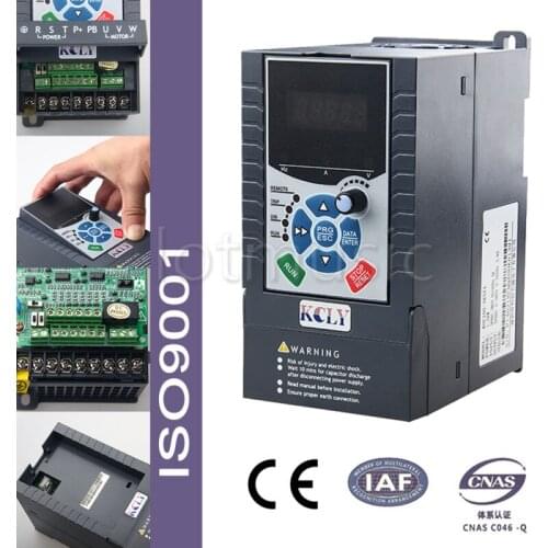 1.5KW 2HP VFD 7A 220V Single Phase Variable Speed Drive VSD Drive Inverter AC Drive Inverter With RS-485 Communication Interface