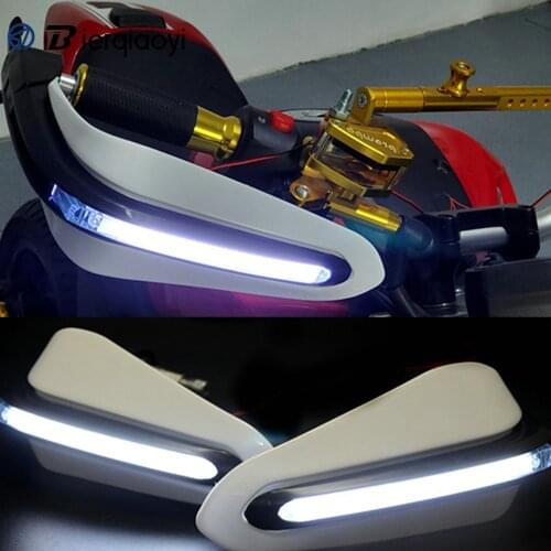 1Pair For Honda MSX125 MSX Hand guard Motorcycle LED Handguards with LED Light Hand Protector Hand Guard Universal Hand Guards