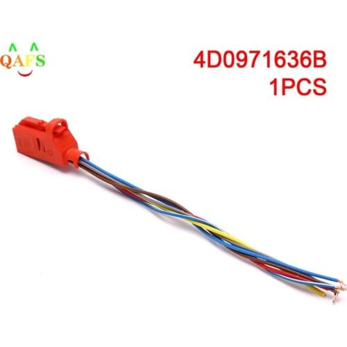 1PCs Gas Fuel Door Trunk Open Release Button Connector Plug 4D0971636B