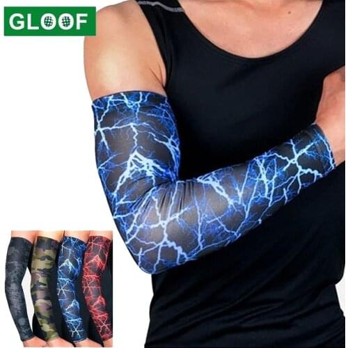 1Pcs Arm Sleeve - Sports Compression Sleeves for Baseball, Basketball, Football, Cycling, Golf - UV Protection, Tattoo Cover