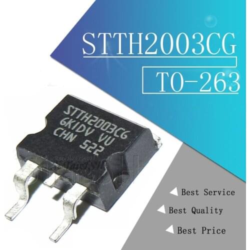 10PCS STTH2003CG TO-263 STTH2003 TO263
