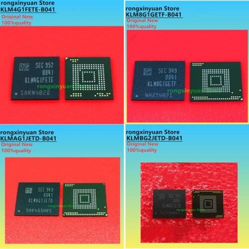5 pcs/lot KLM8G1GETF-B041 KLM8G1GETF KLM4G1FETE-B041 KLM4G1FETE KLMAG1JETD-B041 KLMAG1JETD KLMBG2JETD-B041 KLMBG2JETD 100%New