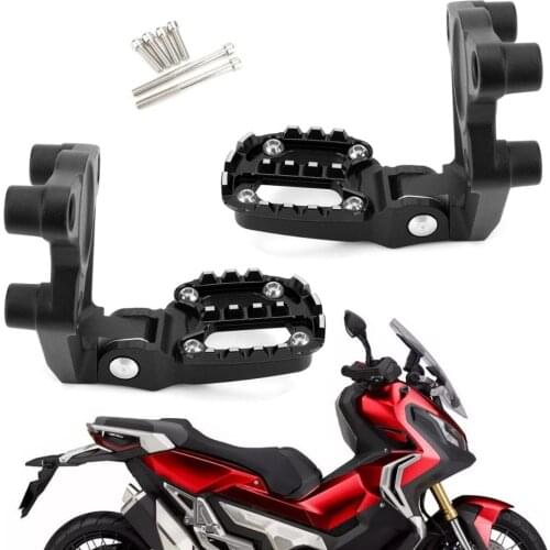 Areyourshop For Honda X-ADV 750 X ADV 750 2017-2018 Folding Passenger Rearsets Foot Pegs Rear Pedals CNC Aluminum Motorcycle