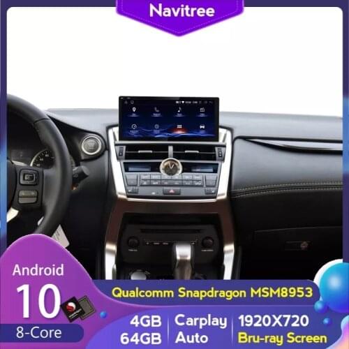 4G+64G Android 10 Car Radio GPS Navigation Multimedia Player For Lexus NX 200t 300h Nx200T 2014 2015 2016 2017 2018 USB BT WiFi