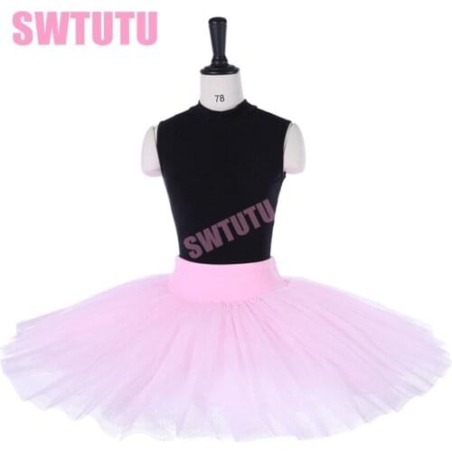 Free shipping pink half ballet tutu pancake tutu for gilrs tutu ballet ballet costumes BT8923