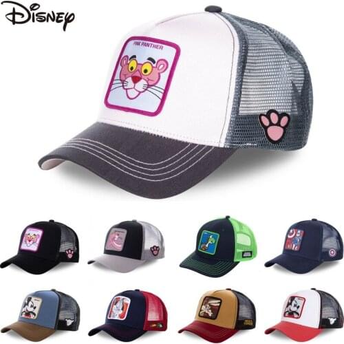 New Brand Disney Minnie Mickey Snapback Cotton Baseball Cap Men Women Hip Hop Dad Mesh Hat Trucker Hat Dropshipping