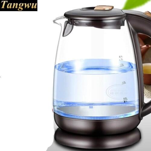 Electric kettle USES a glass to automatically power off Fashion product 1.7L