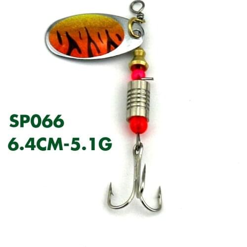 HENGJIA 1PC Fishing spinner bait 3-9.9g spoon lure metal baits treble hook isca artificial fish wobbler feeder carp spinner bait