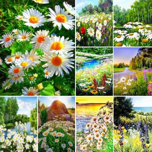 5D DIY full square landscape diamond painting picture full diamond embroidery gift mosaic cross stitch home decoration kit